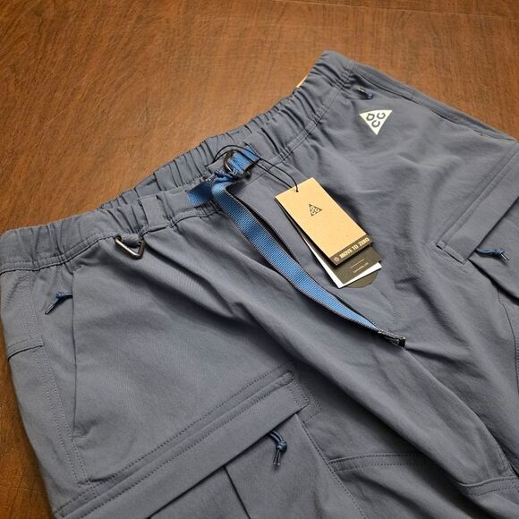 Nike ACG Smith Summit 2 in 1 Convertible Cargo Pants Shorts FN0428-491 Blue XL - Picture 3 of 5